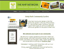 Tablet Screenshot of nhpnetwork.org